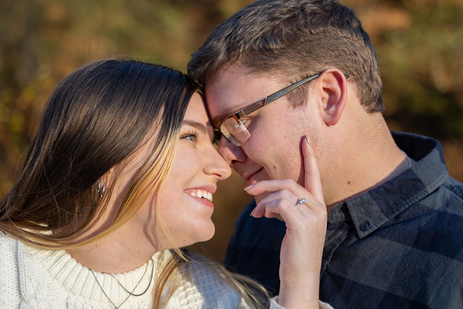 Close up photo of the could nose to nose.